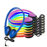 Kids Headphones 16 Pack Bulk Multi Color For School Classroom Students Childre