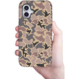 Case Compatible With Iphone 16,Duck Camo Camouflage Hybrid 2 Layer Hard Shell Silicone Protective Pattern Design For Girls Boy Women Men
