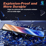 3+3 Pack Privacy Screen Protector For Samsung Galaxy A16 5G With 3 Pack Camera Lens Protector,Full Coverage Anti-Spy Tempered Glass Film,9H Hardness,Bubble Free,Easy To Install