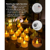 30 Pcs Luminary Bags With 35 Pcs Flameless Tea Lights, Led Tea Lights With Battery And Nativity Scene Luminaries For Outdoors, Christmas, Wedding, Thanksgiving, Pathway, Party Decor
