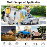 Power Wheels Adapter For Dewalt 20V Battery Adapter Power Wheels Battery Converter Kit With Fuse & Switch And Wire Harness Connector 12Awg Wire For Diy Rc Toys And Ride On Truck