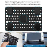 Cell Phone Holder For Car, Dashboard Car Pad Mat Vehicle Gps Mount Universal Fit All Smartphones, Compatible With Iphone Xs/Xs Max Xr X 6S 7/8 Plus