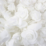 Foam Flowers Bulk, Artificial Flowers Foam Roses For Crafts, Diy Bear Gifts For Valentine'S Day, Birthday, Wedding Bouquets Decoration 3.5Cm/1.38In (White, 100Pcs)