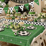 Soccer Party Decorations Disposable Tablecloth Soccer Table Cloth