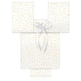 White With Metallic Gold Foil Mini Hearts Love Wrapping Paper - 1 Mini Roll 17 X 10 Ft Per Roll 14.1 Sq.Ft.Ttl - Luxury Heart Design Holiday Gift Wrap Present Paper For Valentine'S Day, Birthdays, Wedding & Showers, Anniversaries