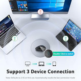 Ergonomic Mouse Wireless With Side Scroll Wheel, Bluetooth Mouse For Laptop(Bt5.2+2.4Ghz), Office Vertical Computer Mice, Small To Medium Sized Hands Ergo Mice, 8 Buttons For Pc And Desktop