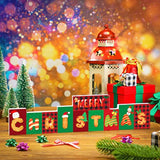 Hello Winter Merry Christmas Wooden Table Sign Reversible Table Decor Wooden Winter Table Decor Winter Table Centerpiece Decor For Farmhouse Home Party Tabletop Decorations