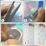 Party Swirl Decorations Iridescent Shinny Foil Hanging Swirl Decorations Plastic Streamer For Ceiling Plastic Streamer For Party Decorations Metallic Hanging Swirl Pack Of 30