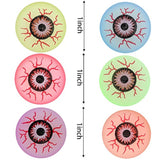 12 Pieces Halloween Bouncing Balls Glow In The Dark Bouncing Eyeballs Halloween Theme Eyeballs For Halloween Favor Supplies
