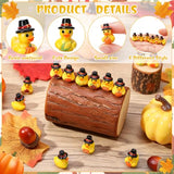 Fall Decor- 300 Hours Rechargeable Flickering Flameless Wax Pumpkin Candles