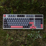 173 Keycaps Cherry Profile Doubleshot Custom Black Grey Pink Keycaps Set For 6