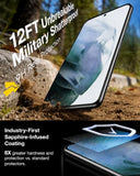 2+2 Pack for Galaxy S21 Plus Screen Protector (6.70 inches) with Camera Lens Protector, Case Friendly Tempered Glass Film, Fingerprint