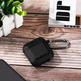 Upgraded Shockproof Tozo T6 Case Cover with Metal Carabiner, Compatible with Tozo T6, Black