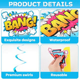 27Pcs Super Theme Party Decorations Set Hero Birthday Banner Hanging Swirls And Honeycomb Centerpieces Fun Hero Theme Party Decor For Boys Girls Kids Baby Shower Party Supplies Favor