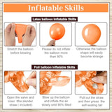 163PCS Fall Thanksgiving Balloon Arch Kit for Friendsgiving Baby Shower Party