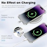 2 Pack Metal Phone Tether Tabs, Rotatable 360° Phone Lanyard Patch, Triangle Tether Tab for Most Full Coverage Cases, Universal Cellphone Strap Tab