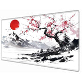 Gaming Mouse Pad 36X24 Desk Mat Large Mousepad Cherry Blossom Desk Pad Big Computer Mat Extended Mouse Mat Non Slip For Women Work Home