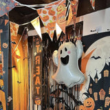 8pcs White Ghost Balloons for Halloween Party Decorations