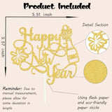 Happy New Year 2026 Gold Cake Topper Party Decor