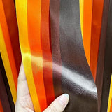 Red Heart Party Decoration Red Khaki White Hanging Fringe Fabric Curta