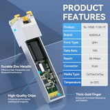 10Gbase-T Sfp+ To Rj-45 Transceiver, With Marvel Chip,10Gbe Sfp+ Copper Ethernet Cat6A Module, Up To 30M, For Intel, Ubiquiti Unifi, Fortinet, Tp-Link And More
