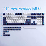 Pbt Keycaps,134 Keys Dye Sublimation Cherry Profile Keycaps With 7U Spacebar M