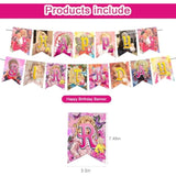 Singer Dolly Birthday Party Decorations ,Singer Parton Birthday Party Favor With Banner, Ballons,Cake Topper, Cupcake Toppers For Boys Girls Fans Music Party Supplies