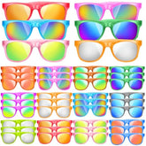 36 Pack Kids Sunglasses Bulk With Uv400 Protection, 12 Colors Neon Sunglasses For Birthday Party Favors, Beach, Graduation Gift, Summer Pool Party Supplies, Goody Bag Filler, Boys Girls Classroom Gift
