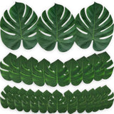 120Pcs Tropical Palm Leaves Plant Imitation Leaf-Hawaiian/Luau/Jungle