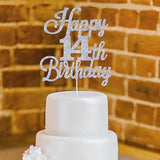 Happy 72Nd Birthday Cake Toppers Silver Glitter, Cheers To 72 Years Old Bday Decoration 72Nd Anniversary Cake Topper, Seventy-Two Theme Cake Decorations For Birth Anniversary Party