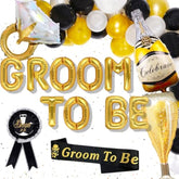 24 Pcs Groom To Be Sash Groom To Be Decoration Groom To Be Balloons Groom To Be Groom To Be Banner Groom Team Party Decoration Groom Party Supplies
