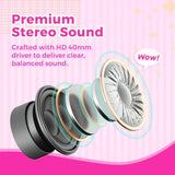 Kids Headphones, Ear Headphones For Kids, Wired Headphones With Safe Volume Li