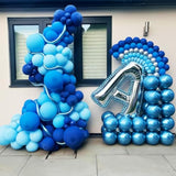 90pcs Blue Balloon Garland Kit for Baby Shower, Birthday & Ocean Party Decor
