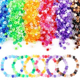3400pcs Pony Beads, 36 Colors Plastic Beads for Jewelry, Crafts & Hair Braiding