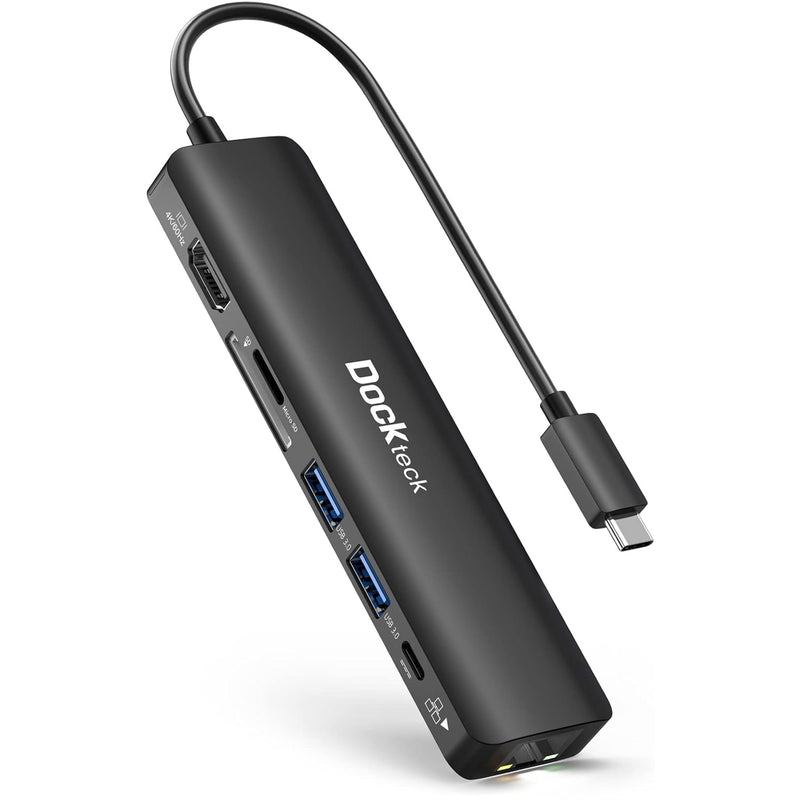 Usb C Hub 4K 60Hz, 7-In-1 Usb C Pd Ethernet Hub Dongle With 4K 60Hz Hdmi, 1Gbp