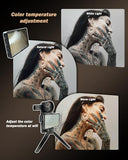 Tattoo Light Kit Tattoo Equipment and Supplies Tattoo Photography Video Lights Anti-3.0 Glare Kit 120 LED Beads?12W? Brighter and Lighter with Clip