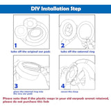 Breathable&Durable Replacement Earpads Cushion Compatible With Mpow H19 Ipo Bluetooth 5.0 Active Noise Cancelling Headphone Ear Pads With Mesh Fabric And Memory Foam