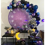 50PCS Purple and Blue Balloons Set, Space Theme Balloons for Birthday & Baby Shower