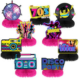 70S Party Decorations Back To 70S Honeycomb Centerpieces Party Decorat