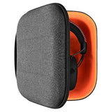 Geekria Shield Headphones Case Compatible with Hyperx CloudXStingerCore, CloudIII, CloudII, CloudStingerCore Case, Replacement Hard Shell Travel Carrying Bag with Cable Storage (Dark Grey)