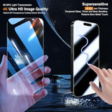 Iphone 15 6.1 Inch Screen Protector 3 Pack With Camera Lens 9H Hardness