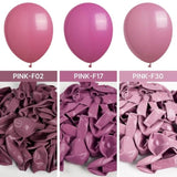 Mauve Boho Balloons 100 Pcs Different Sizes Of 18 12 10 5 Inch Dusty Pink Balloon Arch Kit Garland For Baby Shower Bridal Shower Princess Wedding Birthday Party Decorations Pink-F02