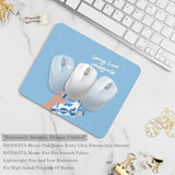 Western Blue Mouse Pad - Long Live Cowgirls Mousepad, Cowgirls Boots Office Mouse Pad, Blue Preppy Desk Mousepad, Gifts For Employees, Western Coworker Gifts, 12X10 Inches