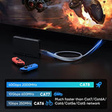 Cat 8 Ethernet Cable 100 Ft, Nylon Braided High Speed Cat8 Network Lan Patch C