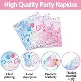 149 Pcs Gender Reveal Birthday Party Supplies Decorations Tableware Set Baby Gender Reveal Party Plates Napkins Forks For Baby Shower Serves 24