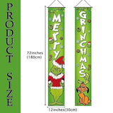Christmas Banner Door String Porch Banner Merry Christmas Decorations Board Wall Hanging Christmas Xmas Winter Holiday Home Kitchen