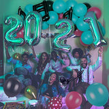 141-Pc Music Birthday Balloon Set with Garland & Music Note Décor