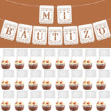 Mi Bautizo Banner & Cake Toppers, Religious Baptism & First Communion Party Kit