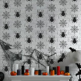 Halloween Spider Web Banner Garland Horror Theme Ribbon Streamers Party Decor