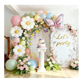 Daisy Balloon Arch Kit, 172Pcs Spring Summer Daisy Theme Party Balloon Decorations For Birthday Wedding, Graduation Ceremony, Outdoor Garden Decor, Mother'S Day Holiday Decoration